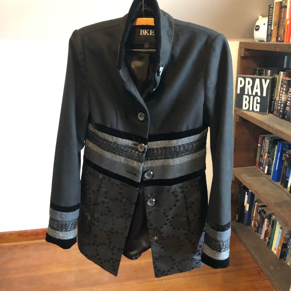Bke Button Down Jacket Size Small! - image 1